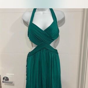 BCBG Green Halter Dress